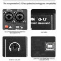 LKPCIGCXM 2X TEYUN Q-12 Sound Card Audio Mixer Sound Board Console Desk System Interface 4 Channel 48V Power Stereo Computer Card. 