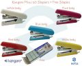 Kangaro Stapler Machine With 1000 Pcs Stapler pin Free (Indian, Mini-10).