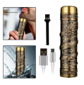 MAXTOP PROFESSIONAL SHAVER- T8 : (TL:20) Mini Electric Shaver Men Vintage head Rotary Beard Razor Type-C.