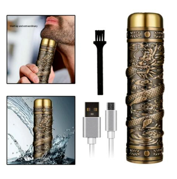 MAXTOP%20PROFESSIONAL%20SHAVER-%20T8%20:%20(TL:20)%20Mini%20Electric%20Shaver%20Men%20Vintage%20head%20Rotary%20Beard%20Razor%20Type-C%20-%20Image%203