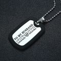 Vnox Personalize Dog Tag for Men Silicone Stainless Steel Pendant Custom Necklace for Him Valentines Day Promise Gift. 