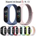 Mi Band 3/4/5/6 Nylon Braided Solo Loop Strap Bracelet for Smartwatch.
