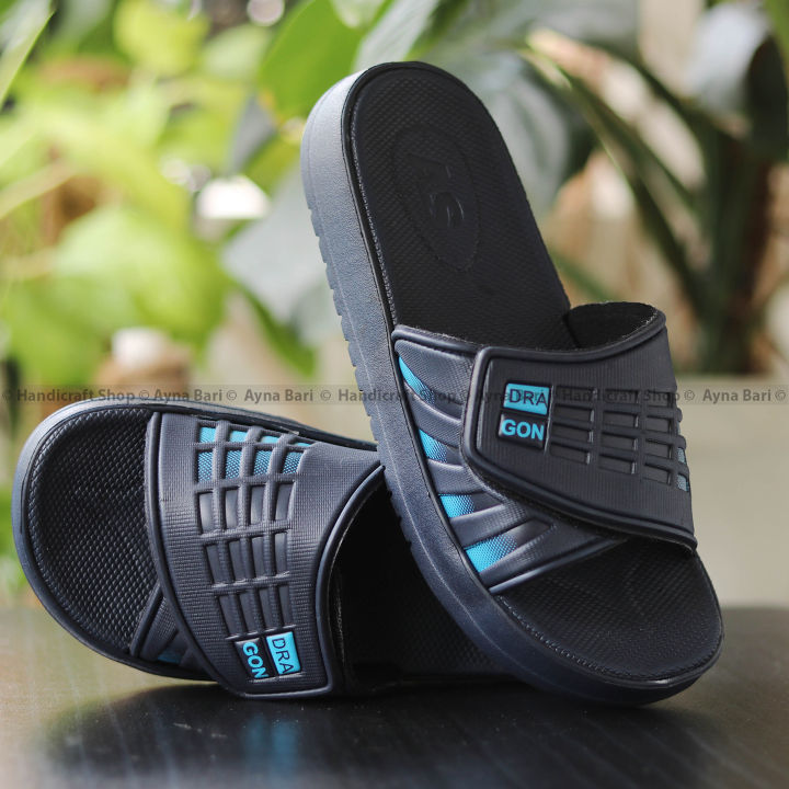 Slides for Men A&S Dragon Slides for boys Waterproof and Lightweight Slipper, Beach Sandal anti slippery shoe for men Beach Sandal Room Slipper