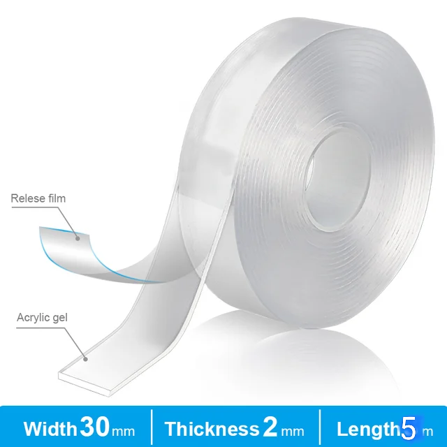 5m%20Nano%20Tape%20Double%20Sided%20Tape%20Transparent%20NoTrace%20Reusable%20Waterproof%20Adhesive%20Tape%C2%A0Cleanable%C2%A0Home%20-%20Image%208