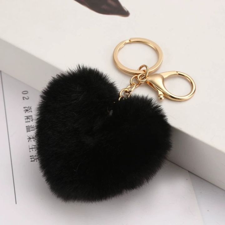 Cute%20Bag%20Attachment%20Soft%20Keychain%20Heart%20keyring%20for%20Ladies%20-%20Image%204