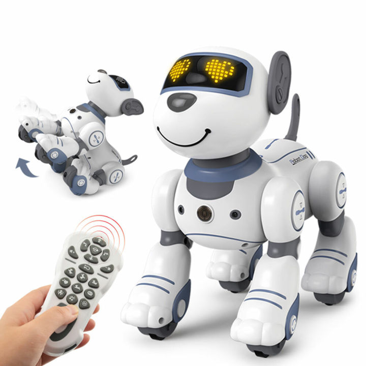 Childrens Remote Control Robot Dog Toy, Programmable Smart Interactive ...