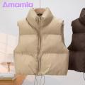 Women Zipper Closure Jacket Stylish Winter Vest for Women Warm Sleeveless Coat with Stand-up Collar Zipper Closure Perfect for Outdoor Activities Available in Various Colors Women Lightweight Vest.