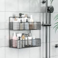 Hanging Kitchen Baskets Wire Storage Basket for Kitchen Cabinet Countertop.