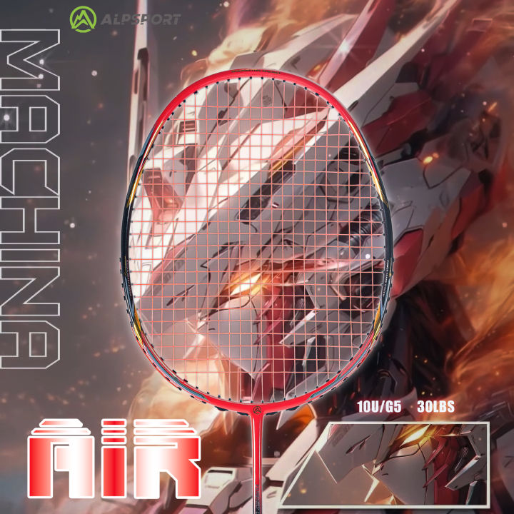 ALP-SPORTS%20ALP%20AIR%2010U%2052g%20Ultralight%20Carbon%20Fiber%20Badminton%20Racket%20with%20Free%20Grip%20%7C%20High-Speed%20%E2%80%8B%E2%80%8BImpact%20Design%20for%20Beginner/Intermediate%20Training%20%7C%20Durability%202-4%20Years%20-%20Image%203