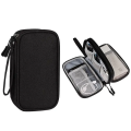 Portable Gadget Bag for Data Cable Mobile Power bank Earphone Organizer Storage Bag Travel kit Carry Bag Digital case Double Layer Digital USB Hard Disk Protection Bag. 