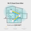 TP-Link Deco S7 AC1900 3 Pack Whole Home Mesh Wi-Fi System Smart Router 100 Device Capacity 1900 Mbps Dual-Band with Gigabit Ports. 