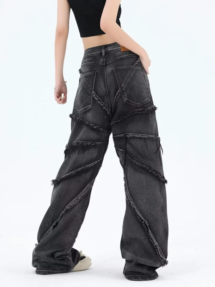 パンツ AMERI UND HARD DAMAGE LOOSE DENIM UND HARD DAMAGE LOOSE DENIM