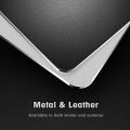 Metal Aluminum Mouse pad Mat Hard Smooth Thin Mousead Double Side Waterproof Gamer Computer Mouse Mat For Office Home.