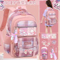 New Elementary School Student Melody School Bag Girls Grade 1-6 Cute Large Capacity Load Reduction Children's Backpack Female 3. 