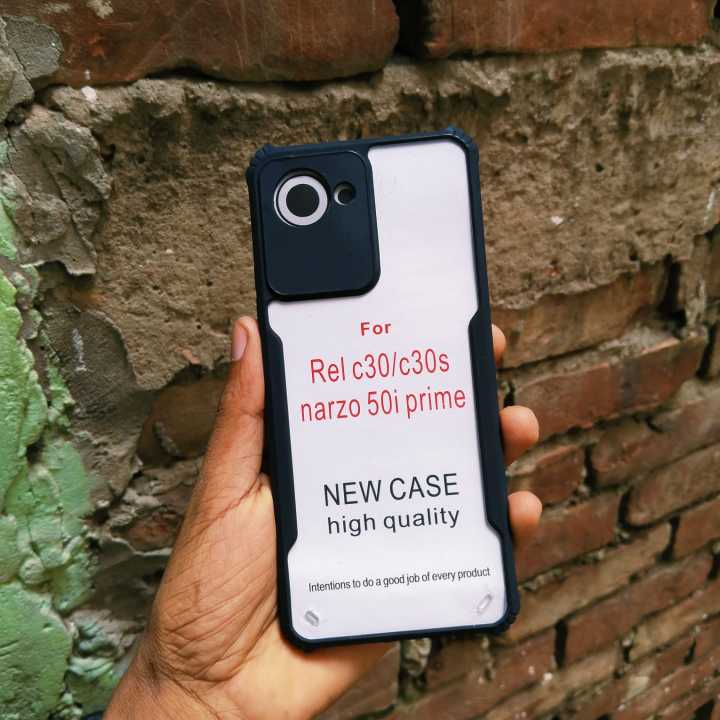 For Realme C30 / Realme C30S / Realme 50i Prime Xundd Protective Airbag Bumper Transparent Back Side Clear Phone Case Back Cover