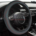 PVC Leather Steering Wheel Cover - Black DSTC 47. 