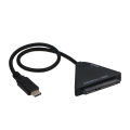 USB 3.1 Type C to External 2.5" 3.5" SATA III HDD SSD Hard Drive Converter Adapter Cable for Mac Win 8 OS. 