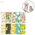 Cute Easter Rabbit Patchwork Fabric DIY Textile Digital Printing Craft Easter Bunny Egg Fabric for Party Easter Decoration. 