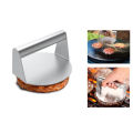 Stainless Steel Smash Burger Press Hamburger Patties Meat Masher Circular Meat Press Mold For Deli Meats Kitchen Accessories.