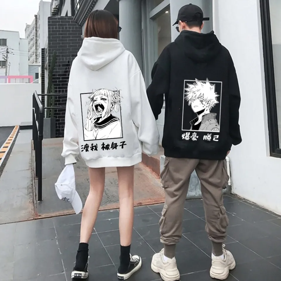 Harajuku my hero academia Unisex Hoodies Couple wear Japanese Anime Boku no Hero Academia Printed Men s Hoodie Streetwear Daraz .bd