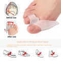 10Pairs Gel Hammer Toe Splitter Separators Silicone Overlapping Feet Care Hallux Valgus Orthopedic Bunion Corrector Protetor. 