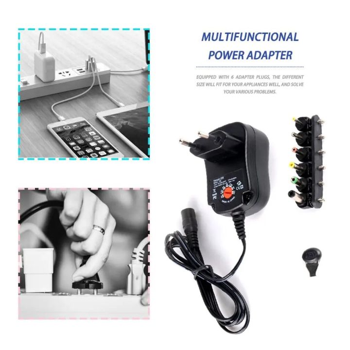 New%203-12V%2012W%201.2A%20AC/DC%20Power%20Supply%20Adaptor%20Universal%20Charger%20Adaptor%20with%206%20Plugs%20Adjustable%20Regulated%20Power%20Adapter%20-%20Image%204