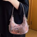 Women Handbags Fashion Wrist Pouch U-shaped Armpit Bag Female Simple Daily Casual Tote Bags Travel Top-handle Bags Shoulder Bags. 