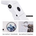 Magnifying Glass Dual Use Table Lamp Bright Stand Non Slip Hand Held 8 LED Magnifier Lamp for Reading Crafting Repairing. 