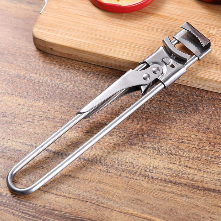 Stainless steel multifunctional non-slip rotary manual screw cap opener