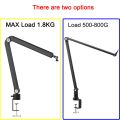 Microphone Stand Adjustable Scissor Arm Stands for HyperX QuadCast Mic USB Condenser Microphone Recording Heavy Suspension Boom.