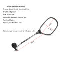 Bike Back Rearview Mirror-1 pair Bike Mirror-Black.