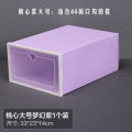 Storage box shoe box thickened transparent plastic large clamshell shoe dustproof drawer-type shoe box simple shoe rack shoe cabinet. 
