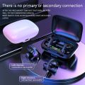 Tinzzi TWS Sport Bluetooth Headphones Handfree Noise Cancelling Wireless Gaming Earbuds Not in Ear Earphones with Charging Box. 
