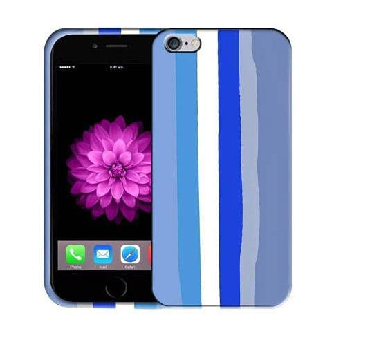 Rainbow Apple Iphone Back Panel Iphone Rainbow Silicone Case Rambo