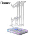 Baoer RGB Gaming Controller Holder Compatible For Switch Pro/Ps5/Ps4/Ps2/Ps3/XboxSeries Universal Controller Stand Accessories For Desk Gamers. 