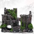 【3C VictoryEagle】New Resin Artificial Fish Ancient Decoration Aquarium Rock Cave Building Decoration Landscaping Ornament.