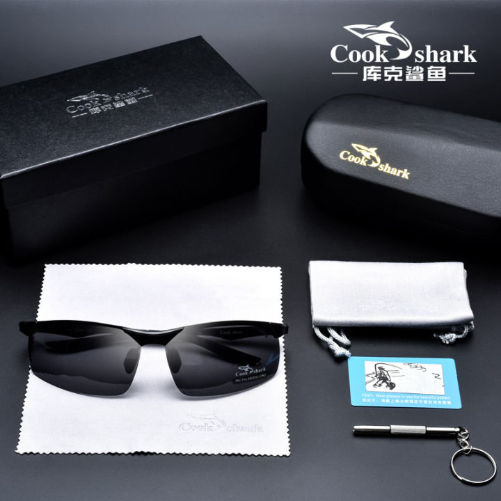 Cook%20Shark%202020%20new%20aluminum%20magnesium%20sunglasses%20men's%20sunglasses%20HD%20polarized%20driving%20driver%20glasses%20tide%20-%20Image%205