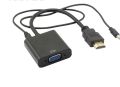 HDMI to VGA Adapter Converter with Sound Cable **BLACK OR WHITE**.