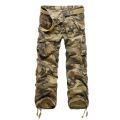 New Brand Cargo Pants Men  Straight Trousers Mens Casual Cotton Multi-Pocket Long Pants CWashed Trouers. 