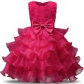 Children Luxury Party Formal Dress For Wedding Birthday Kids Christmas Ceremonies Dresses For Girls Lace Tutu Flower Girls Dress.