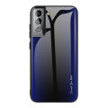 Applicable to Samsung S23FE Phone case A54 Diagonal Texture Gradient A34 Glass Soft Edge S23Ultra Protective Sleeve. 