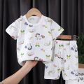 2pcs/set 2022 New Trendy Baby Cotton Clothes Suit Children's T-shirt+shorts Suits Summer Short Sleeve Pants Boys Girls Tracksuit.