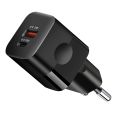 EU/US/UK Plug Wall Adapter 9V 12V Type C Mobile Phone Charger Portable Wall Charger Plug PD 20W Fast Charger QC3.0 Quick Charger Adapter For Samsung Huawei Xiaomi. 