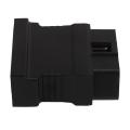 OBD2 16E Connector, Precise Match Ideal Replacement 16 Pin OBD Cable Connector for Diagnostic Tool. 