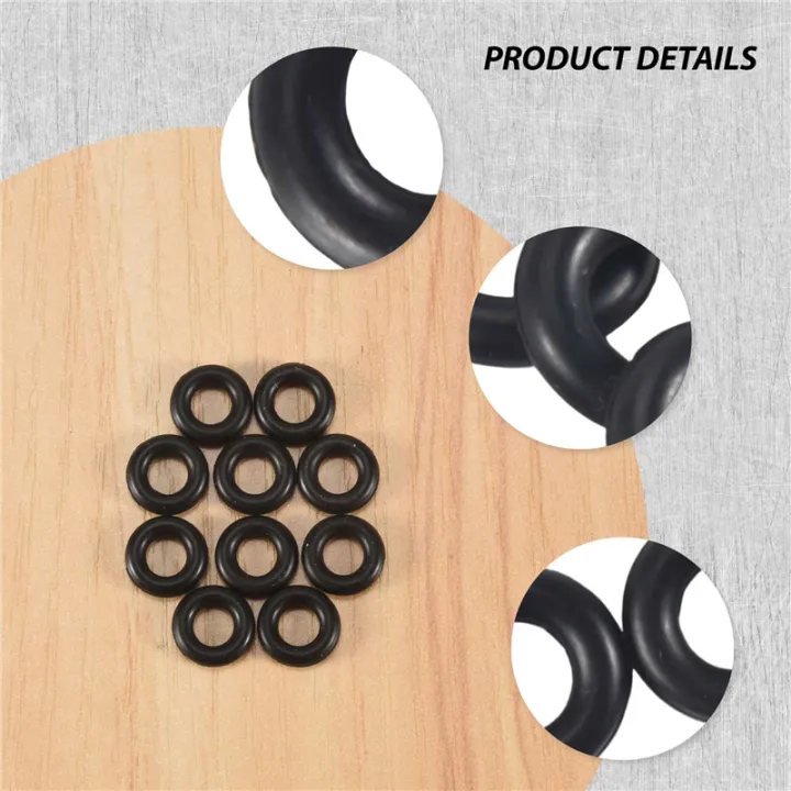 NCANRUI%2010%20pcs%20Black%20Rubber%20Oil%20Seal%20O%20Shaped%20Rings%20Seal%20washers%208%20x%204%20x%202%20mm%20-%20Image%205