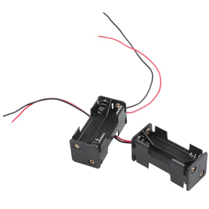 4Pcs%20Black%202-Layers%204%20x%201.5V%20AAA%20Holder%20Case%20Box%20W%20Wire%20s%20-%20Image%205