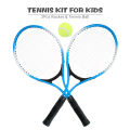 Yoomee 2 Pcs Set Children Tennis Rackets With Tennis Ball For Teenager Children Training Carbon Fiber Top Steel Material. 