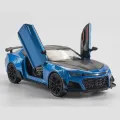 1:32 Transformers 5 Bumblebee Chevrolet Camaro Diecast Car Fast and the Furious Alloy Vehicles Car Model Metal Toy Model Pull back Sound Light Special Edition. 