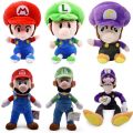 【Abandon】41 Styles Mario Stuffed Plush Toys Princess Peach Toadette Bowser JR Luigi Yoshi Waluigi Wario Anime Cartoon Peluche Dolls. 