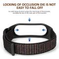 Mi Band 4 Woven Nylon Braided Solo Loop belt Bracelet Strap. 